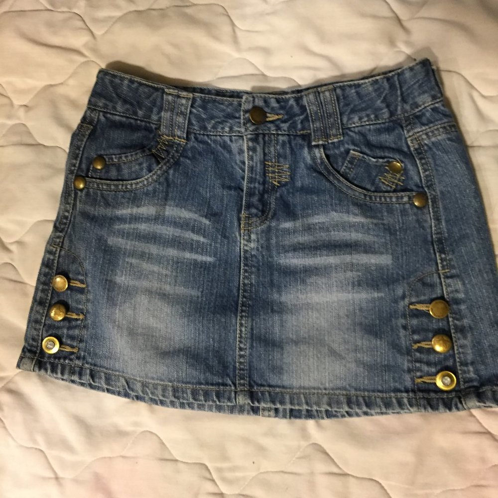 jean skirt